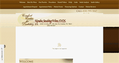 Desktop Screenshot of comfortcenterfordentistry.net