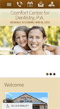 Mobile Screenshot of comfortcenterfordentistry.net
